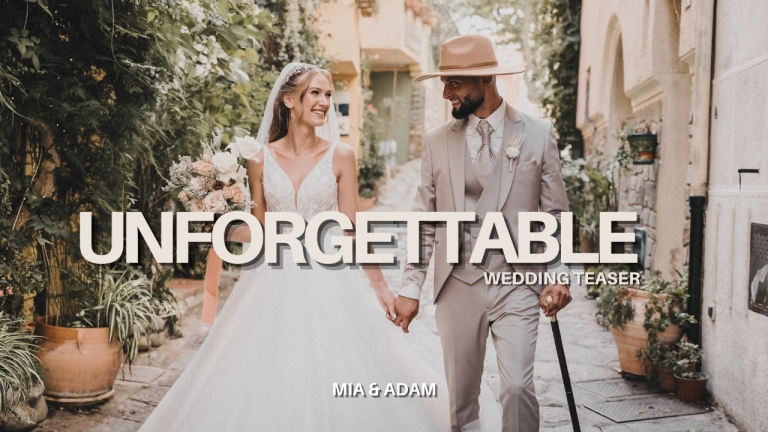 Teaser de mariage cinématographique au Château de Valmy, Port-Vendres, réalisé par un vidéaste professionnel - Clermont-Ferrand(66).