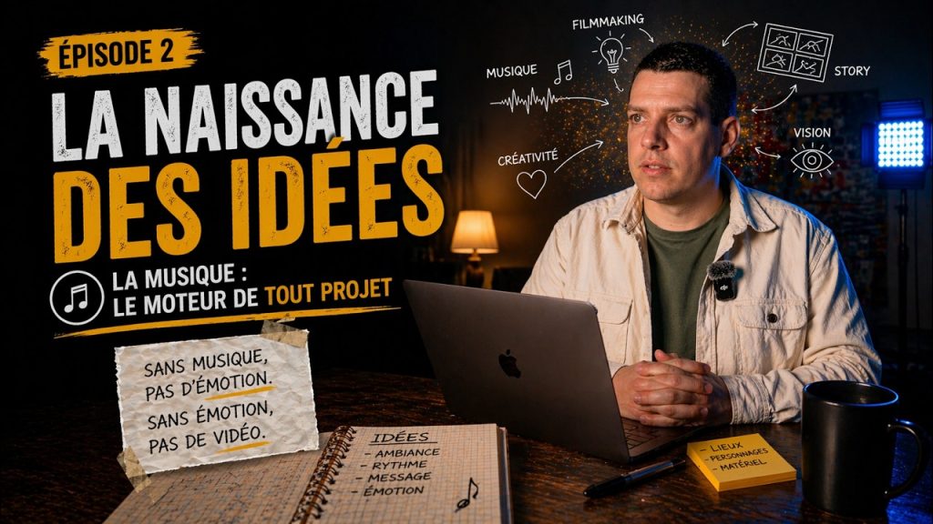 La préparation créative d’une vidéo : musique, scénario, direction